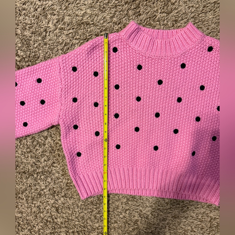 Sugarlips Pink Cropped Sweater - Picture 13 of 14
